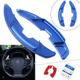 Hukyu-2050yfa1005 Hukyu Steering Wheel Blue Shift Paddle Shifter Cover For Lexus Es300h Es350 2019 2020