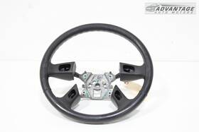 130802 Hummer 2003-2007 H2 Front Left 4 Spoke Column Steering Wheel Leather Black Oem
