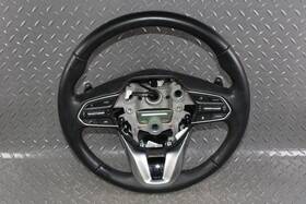 56100s8671nnb Hyundai 20-22 Palisade Black Leather Driver Steering Wheel Non Heated Paddle Shift Oem
