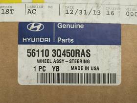 3q450ras Hyundai 56110 Genuine Steering Wheel Assembly For 2011-2014 Sonata Oem