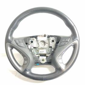 561104r380ras Hyundai 2013 Sonata Hybrid Steering Wheel With Control Buttons Leather Black