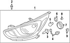921011r610 Hyundai Genuine Headlamp Assy Oem