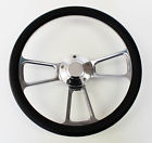4181 Ii Black Chevy 1964-66 Steering Nova Wheel Billet 14 2 Impala