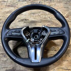 48430-6hh6a Infiniti 48430-4ga2e 18-24 Q50 Steering Wheel Black/g Oem Mint Condition