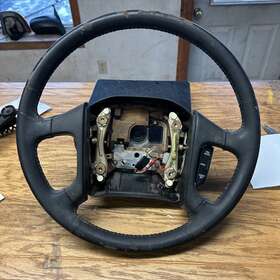 Infiniti 96 I30 Steering Wheel 4 Spoke 7/95 Black Leather
