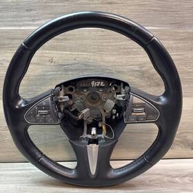 Pg05w956 Infiniti 2014-2017 Q50 Oem Left Front Steering Wheel With Switches Black