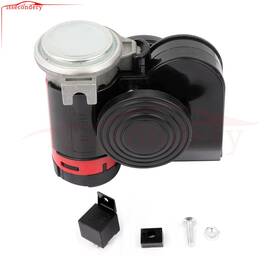 11605260 Issecondery Snail Air Horn Button 130db 12v Plastic Electric Fits Car Truck Suv Boat