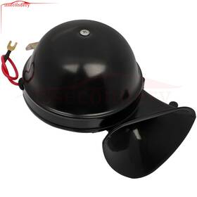 11605288 Issecondery 1x Black Snail Air Horn Siren 105db 12v Fits Car Yacht Boat Bus Truck Motorcycle