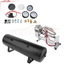 11613495 Issecondery 3gal Air Tank 12v 200psi Compressor Fits Truck Boat Onboard System Kit