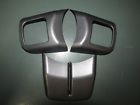 J25006 Rugged Ridge Jeep Steering Wheel Trim Charcoal Wrangler Jk