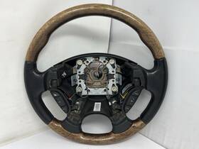 61280-335 Jaguar 2001 2002 2003 X-type Wood Steering Wheel Black 61280 335 Oem