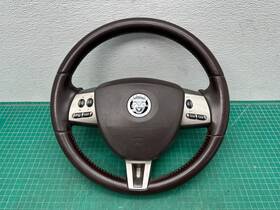 8x23-043b13-a Jaguar 09-11 Xf Xfr Multi Function Steering Wheel Oem