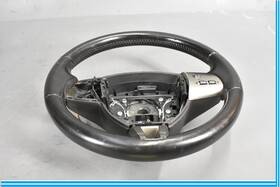 8x23ableg Jaguar 09-11 Xf Leather Wrapped Steering Wheel With Accessory Control Oem