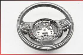 Aw933f563cj Jaguar 2010-18 Xj Xjl X351 Steering Wheel With Control Switches Black Leather Oem