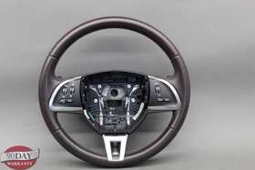 C2p-18911-amt Jaguar 09-15 Xf Xfr Steering Wheel Leather With Control Switches And Paddle Shifter