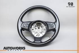 Gx733f563pd8pvj Jaguar 16-20 Xe Xf X260 Steering Wheel Leather Multifunction Switch Black Oem