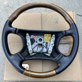 Hna9181beleg Jaguar Hna9181baleg 1995-1997 Steering Wheel Xj6 Xj12 Vanden Plas - Black Wood