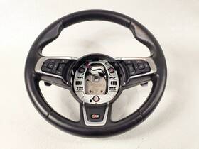 Kk83-3f563 Jaguar 17-20 Xe F-pace Front Steering Column Wheel With Switches Assembly Oem