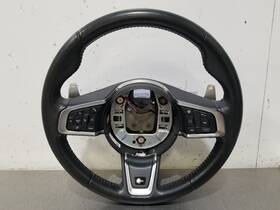 Kk8m3f563aa Jaguar 20 2020 F Pace F-pace Svr Oem Steering Wheel Black Leather Heated