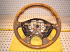 Xr833f563fdaek Jaguar Type Leather Wood Steering Genuine Oem Wheel No Air