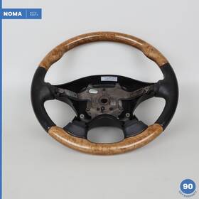 Xr8334598db Jaguar 00-02 S-type X202 Leather / Wood Steering Wheel Leg Oem