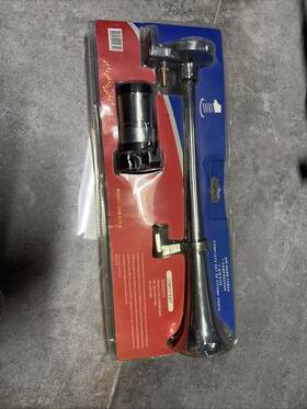 Z006-airhorn2p001-jd Jdmspeed 700512621594 Air Compressor Complete System Horn Kit Loud 1 Trumpet
