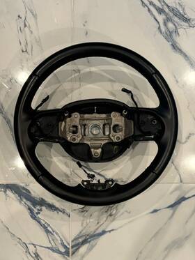 0395wgi2a0750j Jeep 2014-18 Grand Cherokee Black Leather Steering Wheel