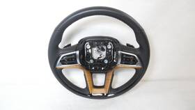 235-10429a Jeep 2022 2023 Grand Cherokee Leather Steering Wheel Heated With Controls Black Oe