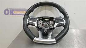 235.am8714 Jeep 14 2014 Grand Cherokee Srt Oem Steering Wheel Black Leather Heated