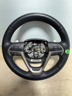 512615 Jeep 2014 - 2021 Grand Cherokee Steering Wheel With Cruise Switch Button Oem
