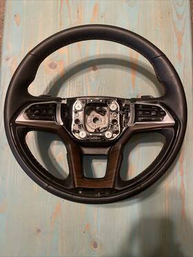 6pk643x7af Jeep 2021 - 2024 Grand Cherokee Steering Wheel Genuine Mopar Oem