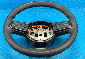 6rn501a3ab Jeep Gladiator Sport Steering Wheel Leather Black With Switches Trim 2020-2024 Oem