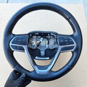 A602-21695 Jeep 2014-2022 Grand Cherokee Steering Wheel With Cruise Control Switch Oem