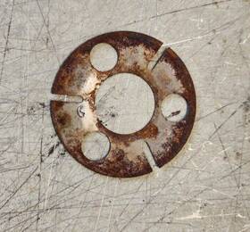 J3186965 Jeep Yj Cj 1976-1995 Steering Wheel Horn Button Spring Pad Mount Hardware