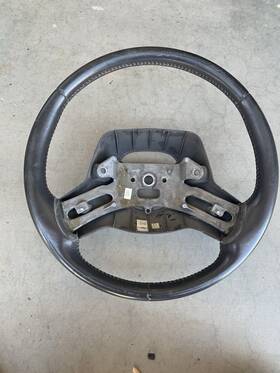 5fy22trmac Jeep Oem Used 1997-2001 Cherokee Xj Sport Or Wrangler Tj Leather Steering Wheel Agate
