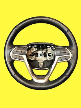 P6bd741a5ac Jeep Oem 2014-2021 Cherokee Leather Steering Wheel #1704