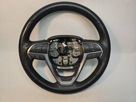 P6ku901ccab Jeep 2014-21 Grand Cherokee Steering Wheel Black Leather Heated Oem