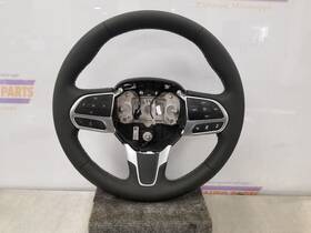 235.ch9725 Jeep/plymouth Truck 25 Chrysler Voyager Lx 3.6l Fwd Steering Wheel Black Leather Heated Oem