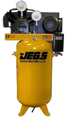 Jeg7180v2-ms Jegs Truck Luggage Air Compressor 7.5 Horsepower 80 Gallon