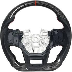 1.01.f02.00032 Jianggai Real Carbon Fiber Steering Wheel D-shaped Flat Bottom For Ford Bronco
