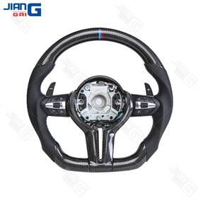 Jianggai 752356294656 Real Carbon Fiber Sport Steering Wheel For Bmw M2 M3 M4 M5 F87 F80 F82 With Trim