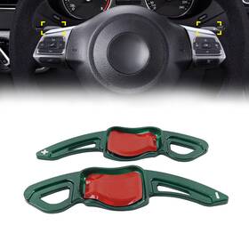 Kabusikikaisya-kawausa 550747894955 Steering Wheel Paddle Shifter Extension For Vw Golf 5 6 Jetta Passat Polo Green