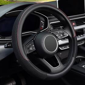Kf10475 Kafeek 14 Inch Steering Wheel Cover Compatible With Prius Civic Black