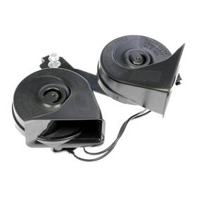 Alx-pau-rb-926-571-cla5 Karparts360 For Ford E-350 Super Duty 2005-2019 Dual Horn Set Black High Frequency
