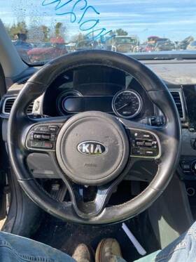 56100g5150sx1 Kia 2017-2019 Niro Black Leather Steering Wheel Only Oem
