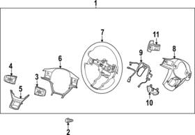 96710-p1040 Kia Genuine Audio Switch