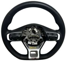 Q0013avb Kia 2021-2023 K5 Gt Line Heated Black Leather Steering Wheel #i4-1 Q0013avb Kia 2021-2023 K5 Gt Line Heated Black Leather Steering Wheel #i4-1