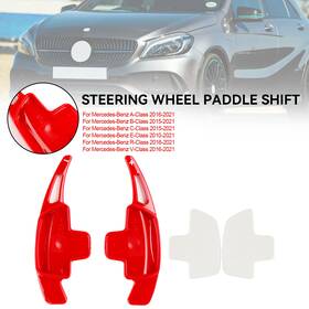 C160-a050-a Kingdarn Red Steering Wheel Shift Paddle Shifter Extension Fit Mercedes-benz A B C E S F8