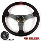 Knockoffparts0128270 Knockoffparts For Acura Legend Red Stitch Gunmetal Steering Wheel Hub
