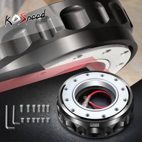 Ko72758s Ko Speed Open Box J2 6-hole Low Profile Twist Lock Quick Release Hub Adapter Black